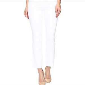 AG WHITE CROP JEAN